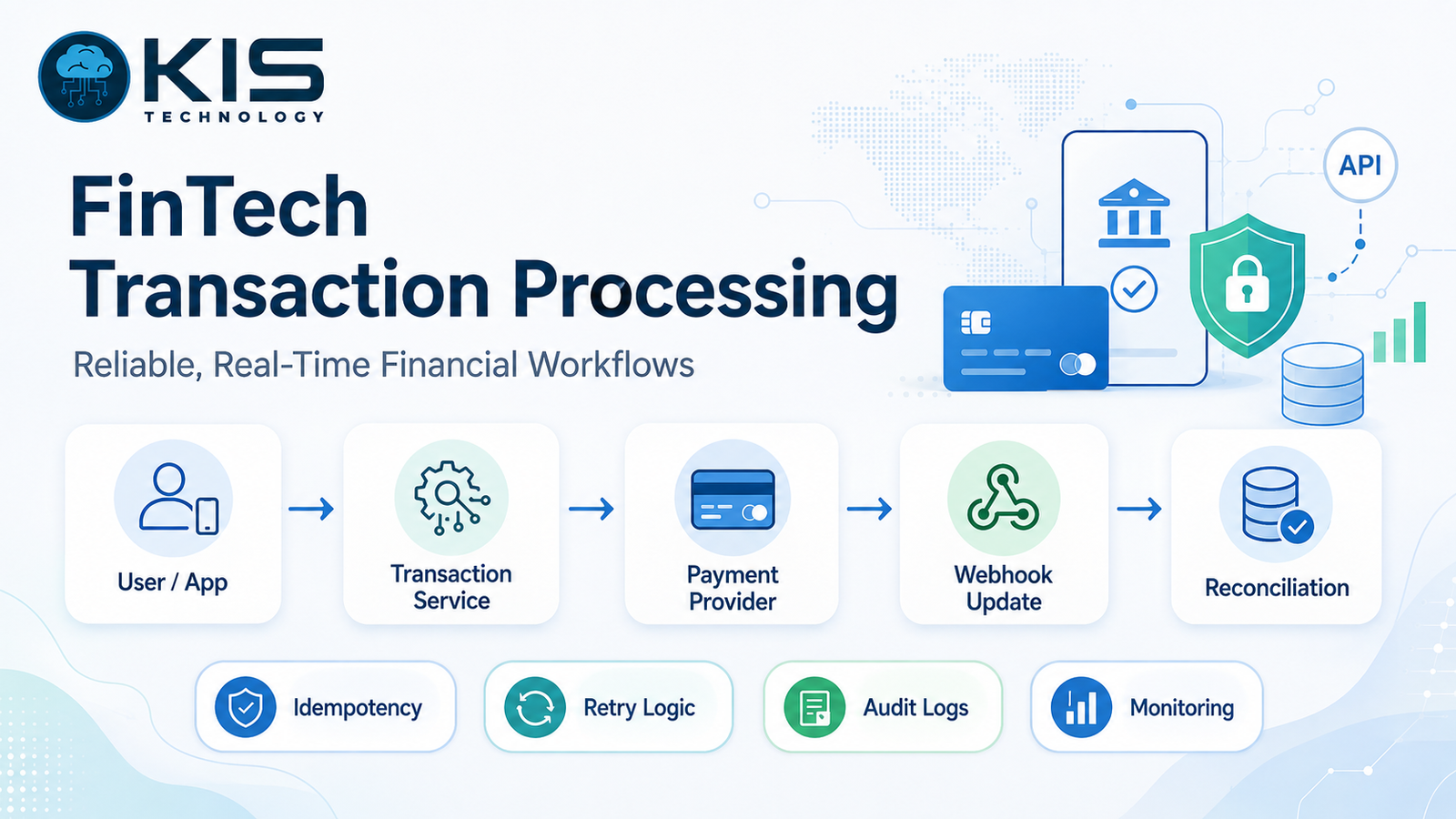 FinTech Transaction Processing: How to Build Reliable, Real-Time Financial Workflows blog cover