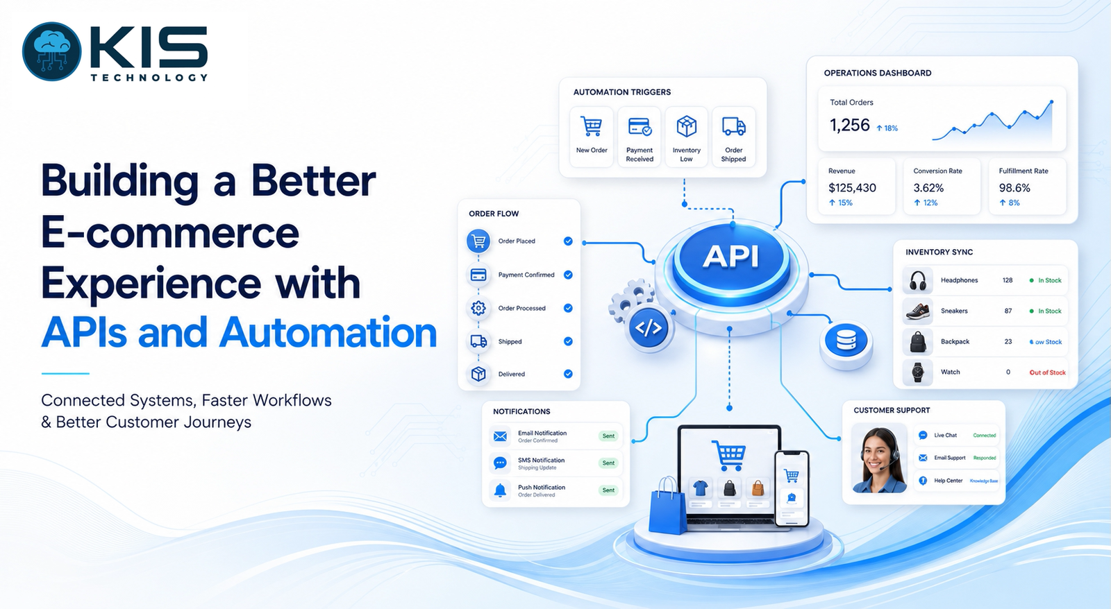 Building a Better E-commerce Experience with APIs and Automation blog cover
