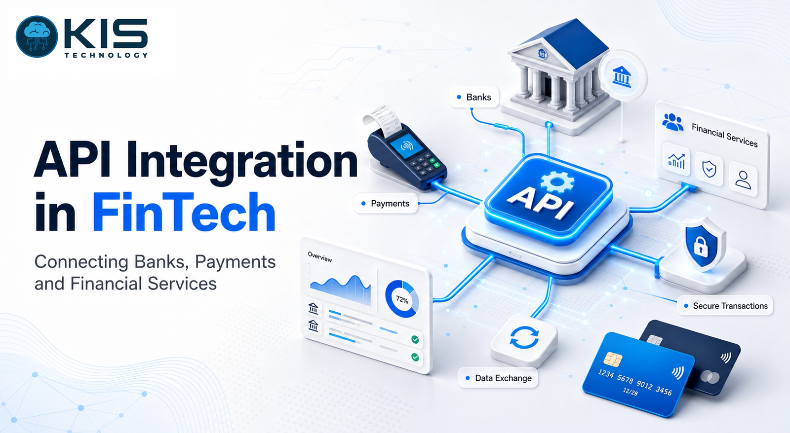 API Integration in FinTech: Connecting Banks, Payments and Financial Services blog cover