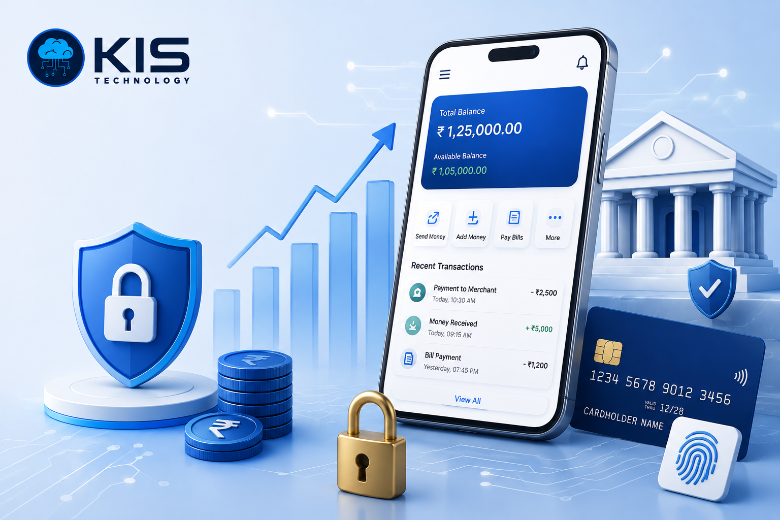 How to Build a Secure and Scalable FinTech Application blog cover